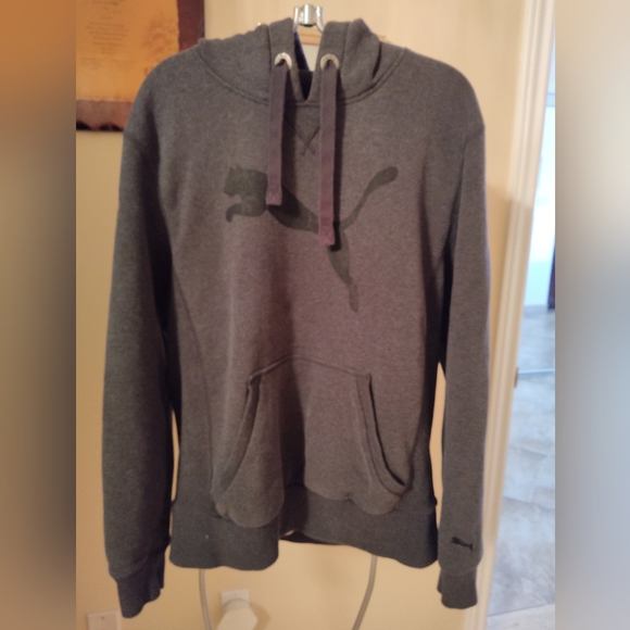 Puma long sleeve grey hoodie - Picture 2 of 11